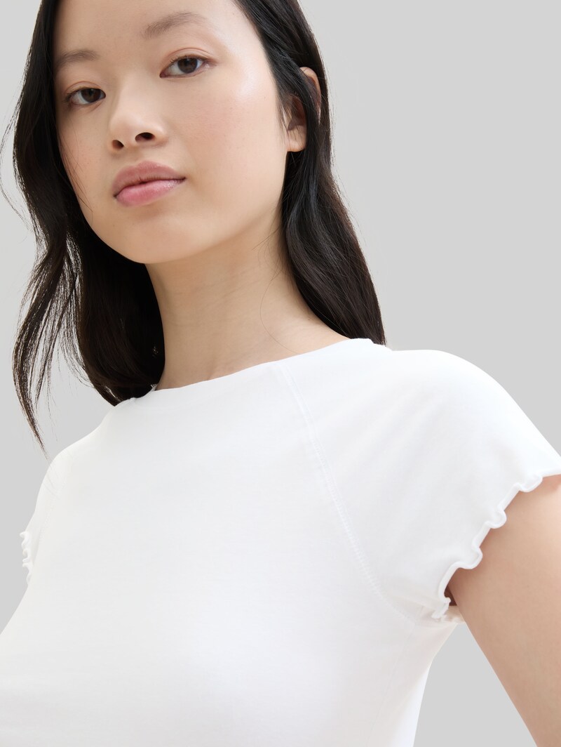 Tom Tailor Slim Fit T-Shirt - White