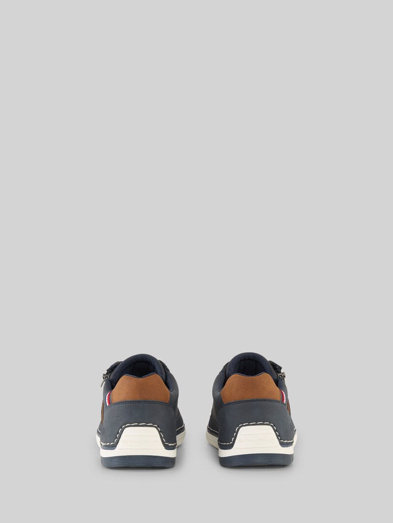 Tom Tailor Sneaker aus strukturiertem Lederimitat - Navy Tom Tailor Sneaker aus strukturiertem Lederimitat - Navy