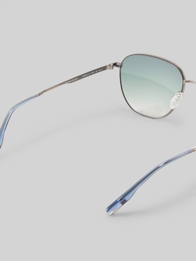Tom Tailor Karree Sonnenbrille mit Verlaufsgläsern UV400 - Grey / Gun
