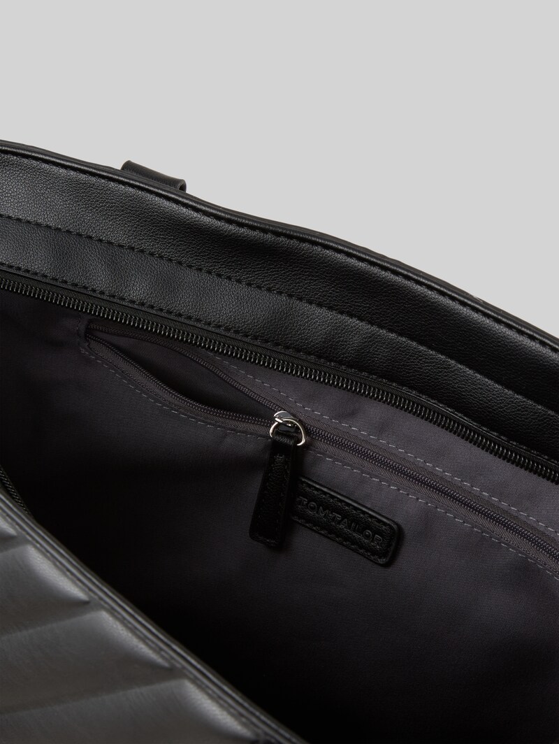 Tom Tailor TTMIRELA L Shopper mit Wattierung - Schwarz / Black