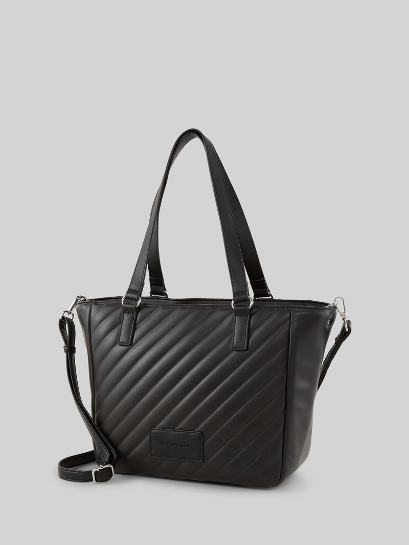 Tom Tailor TTMIRELA L Shopper mit Wattierung - Schwarz / Black