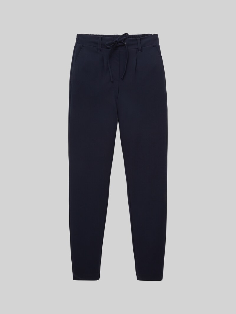 Tom Tailor Lässige Stoffhose - Real Navy Blue