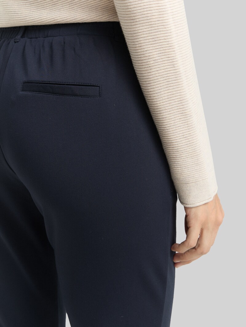 Tom Tailor Lässige Stoffhose - Real Navy Blue
