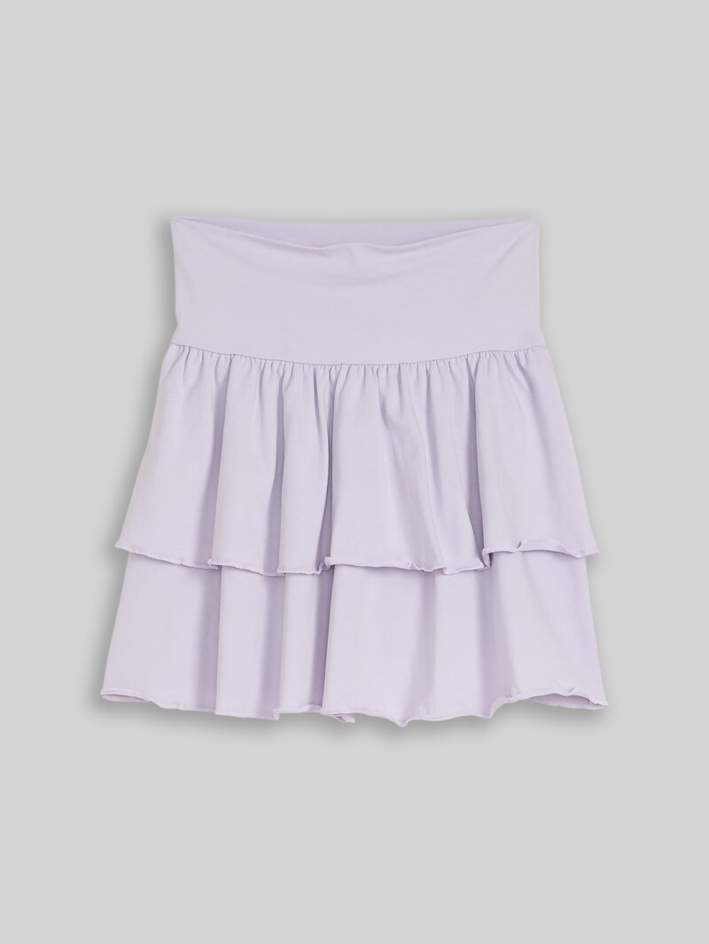 Tom Tailor Mini-Rock mit Volant - Cool Lilac