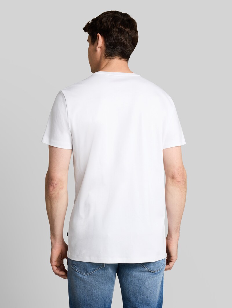 Tom Tailor T-Shirt in Unifarben - White