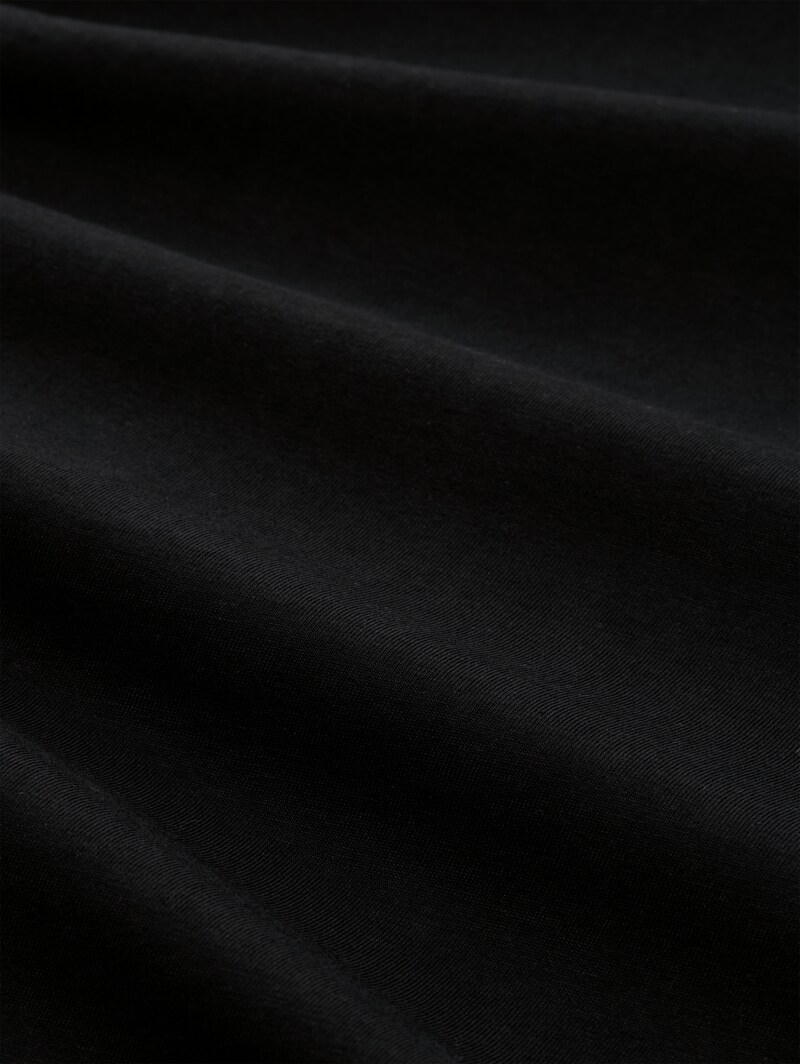 Tom Tailor Relaxed Fit T-Shirt aus Baumwolle - Black