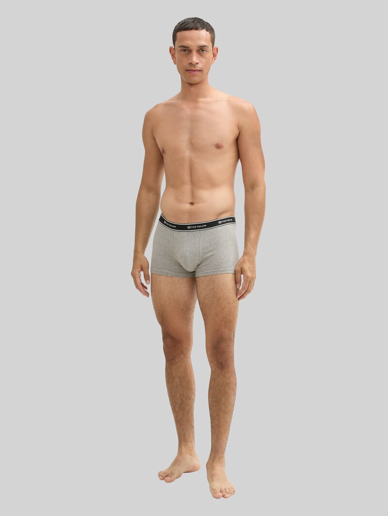 Tom Tailor Kurze Boxershorts im 2er-Pack - Dark Grey-melange