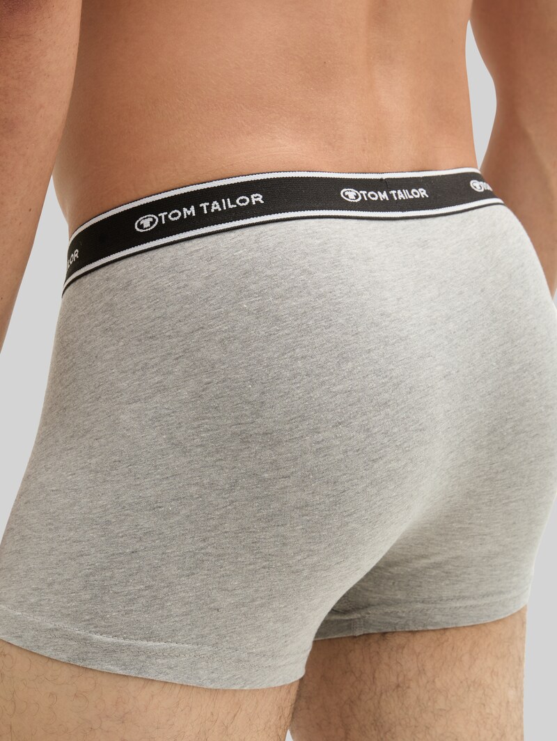 Tom Tailor Kurze Boxershorts im 2er-Pack - Dark Grey-melange