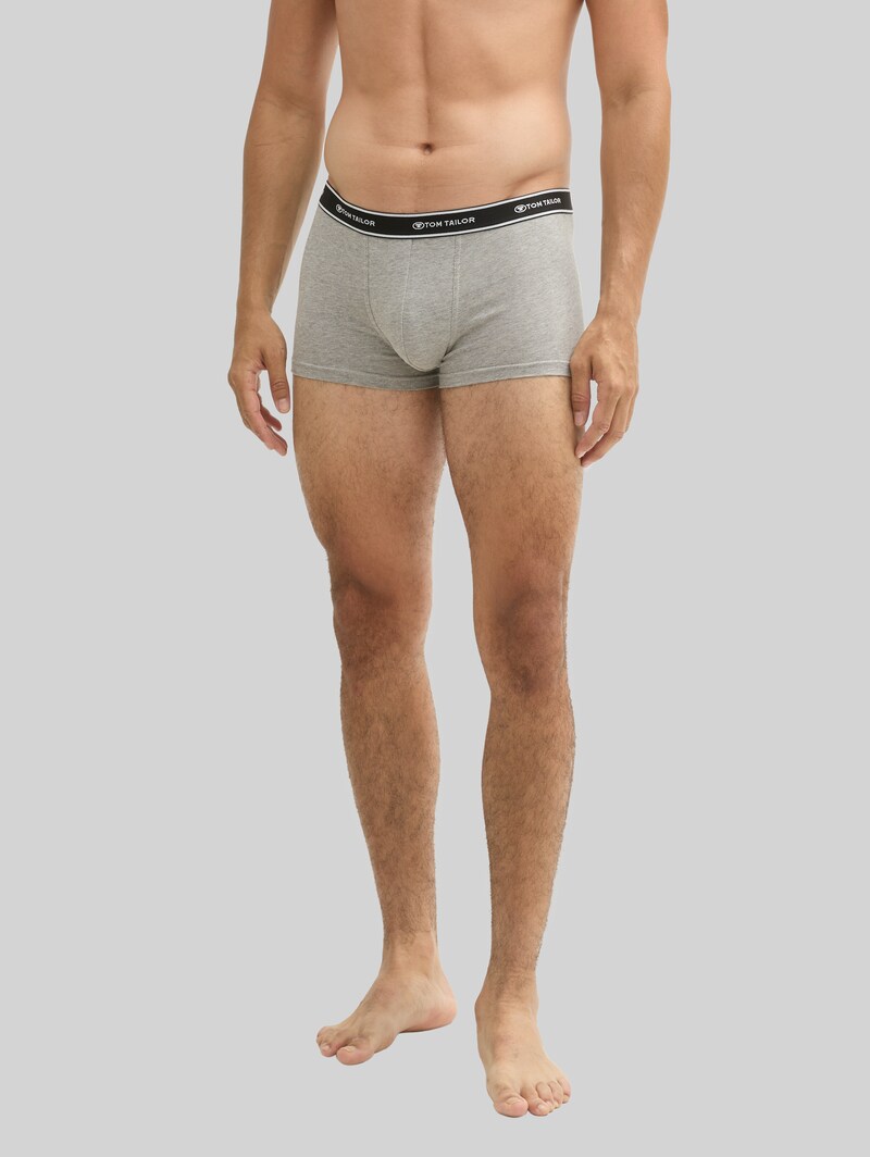 Tom Tailor Kurze Boxershorts im 2er-Pack - Dark Grey-melange