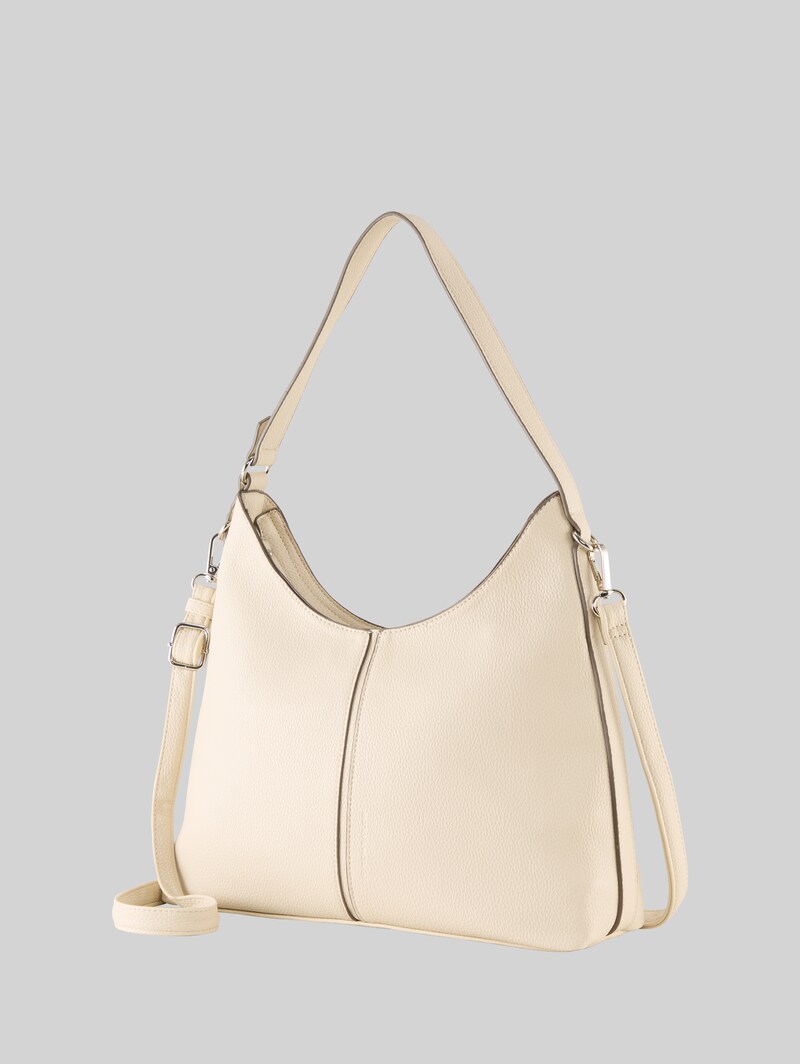 Tom Tailor TTJEMA M Beuteltasche mit Ziernaht - Off White / Off White