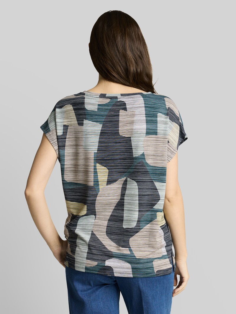 Tom Tailor T-Shirt mit Muster - Big Abstract Print