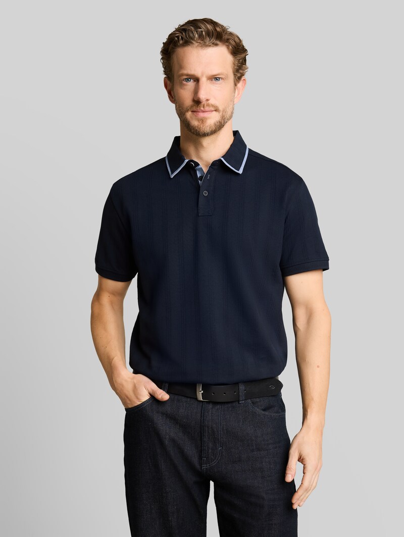 Tom Tailor Poloshirt aus Baumwolle - Sky Captain Blue Tom Tailor Poloshirt aus Baumwolle - Sky Captain Blue