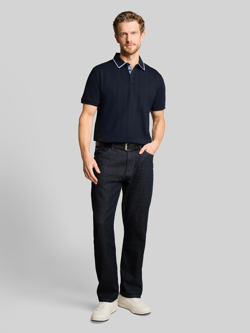 Tom Tailor Poloshirt aus Baumwolle - Sky Captain Blue