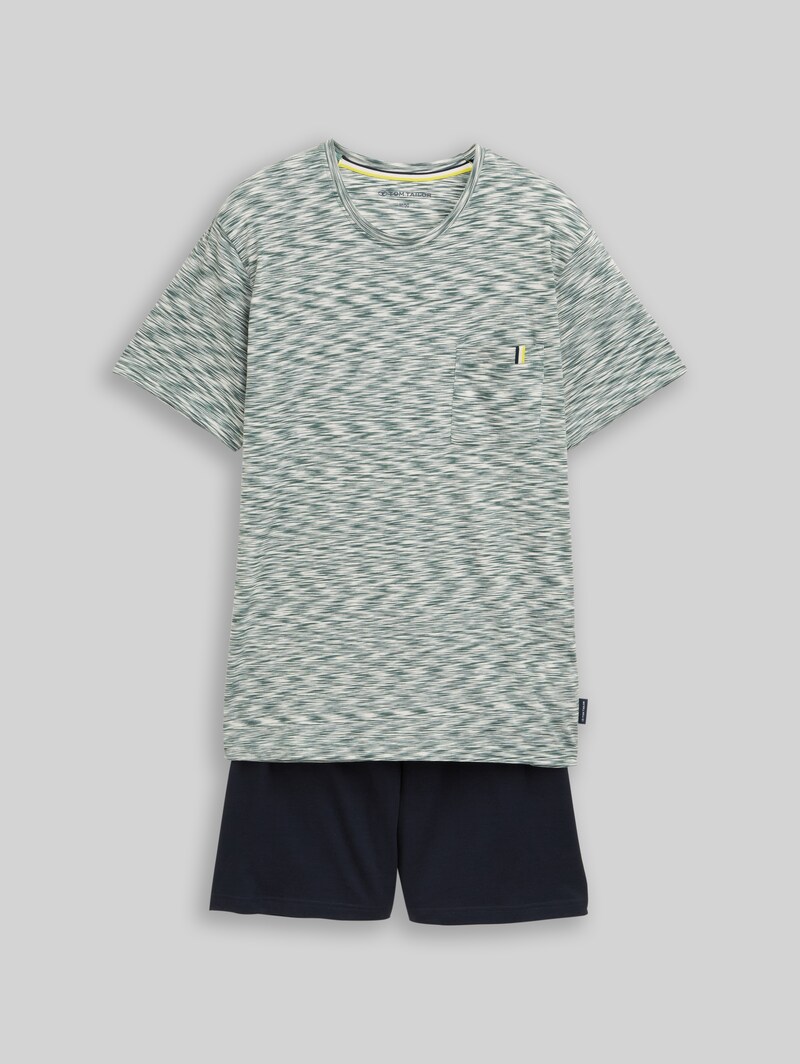 Tom Tailor Pyjama-Set mit Muster - Green-medium-multi