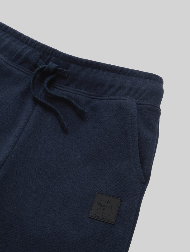 Tom Tailor Jogginghose mit Badge-Detail - Sky Captain Blue
