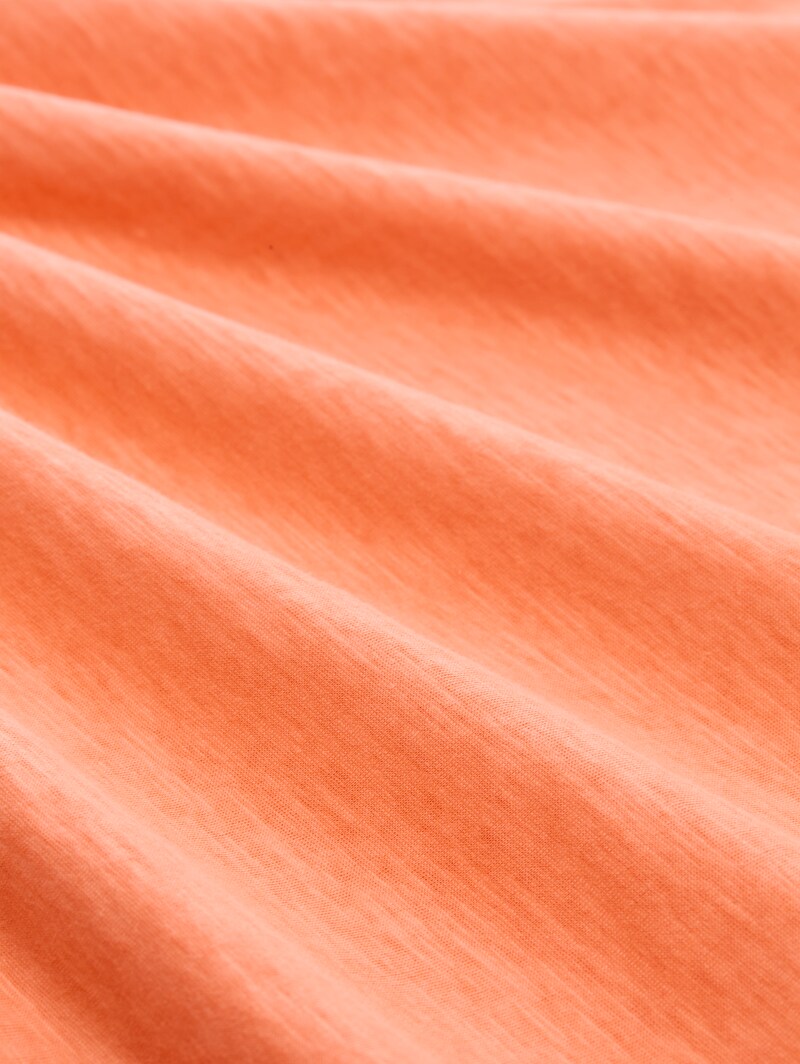 Tom Tailor T-Shirt aus Baumwolle - Bright Coral
