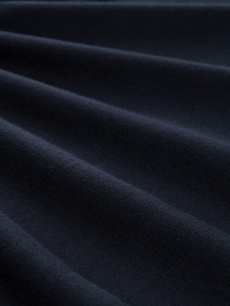Tom Tailor Strickpullover mit Polokragen - Sky Captain Blue