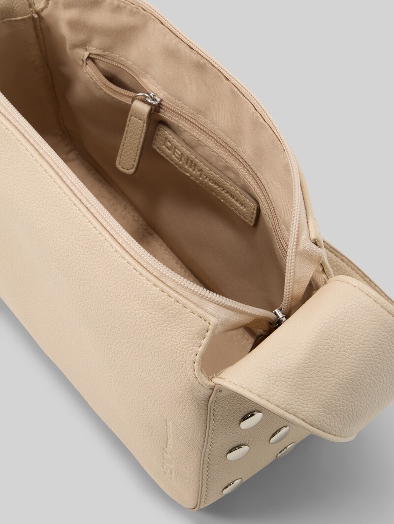 Tom Tailor TTJACARDA Schultertasche mit Nieten - Beige / Beige