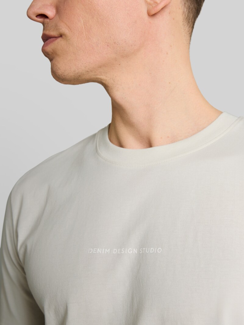 Tom Tailor T-Shirt mit Rückenprint - Greyish White
