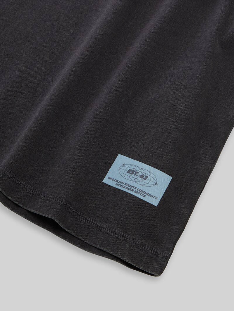 Tom Tailor T-Shirt im Vintage-Look - Coal Grey