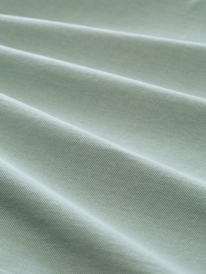 Tom Tailor Piqué Poloshirt mit Stehkragen - Green Mist
