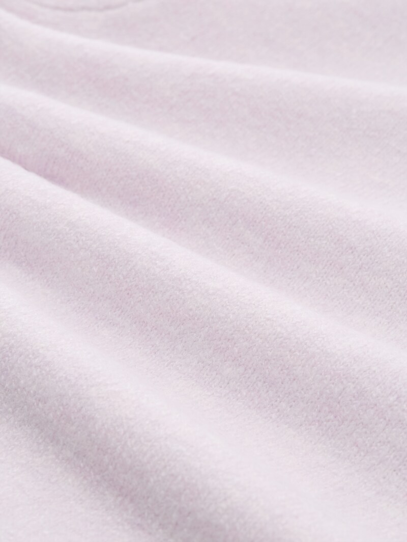 Tom Tailor Cosy Strickpullover - Lilac Fog Melange