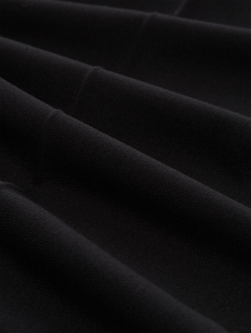 Tom Tailor Wide Leg Hose - Deep Black