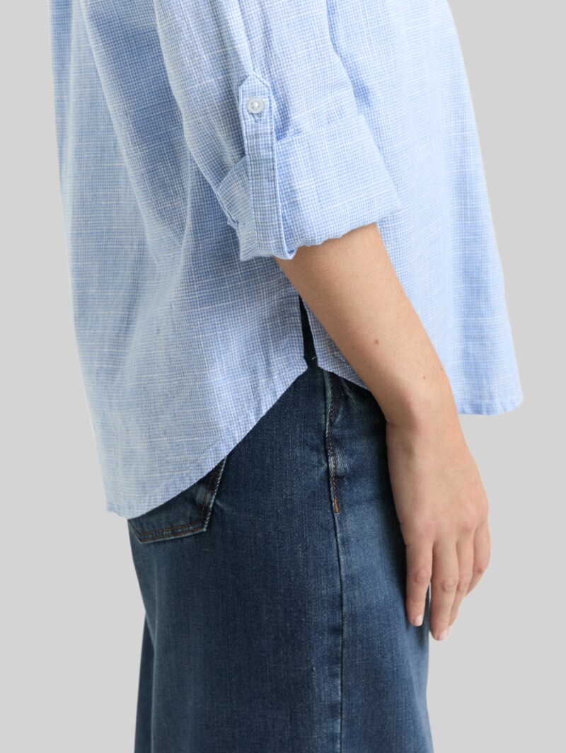 Tom Tailor Bluse mit Brusttaschen - Dreamy Blue