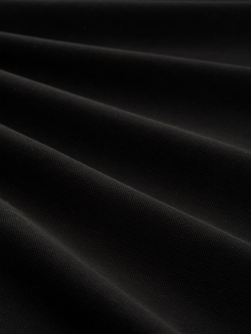 Tom Tailor Piqué Poloshirt aus Baumwolle - Black