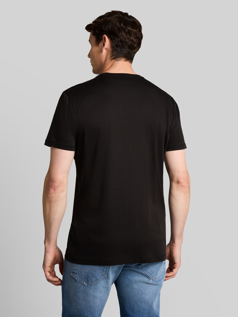 Tom Tailor T-Shirt in Unifarben - Black