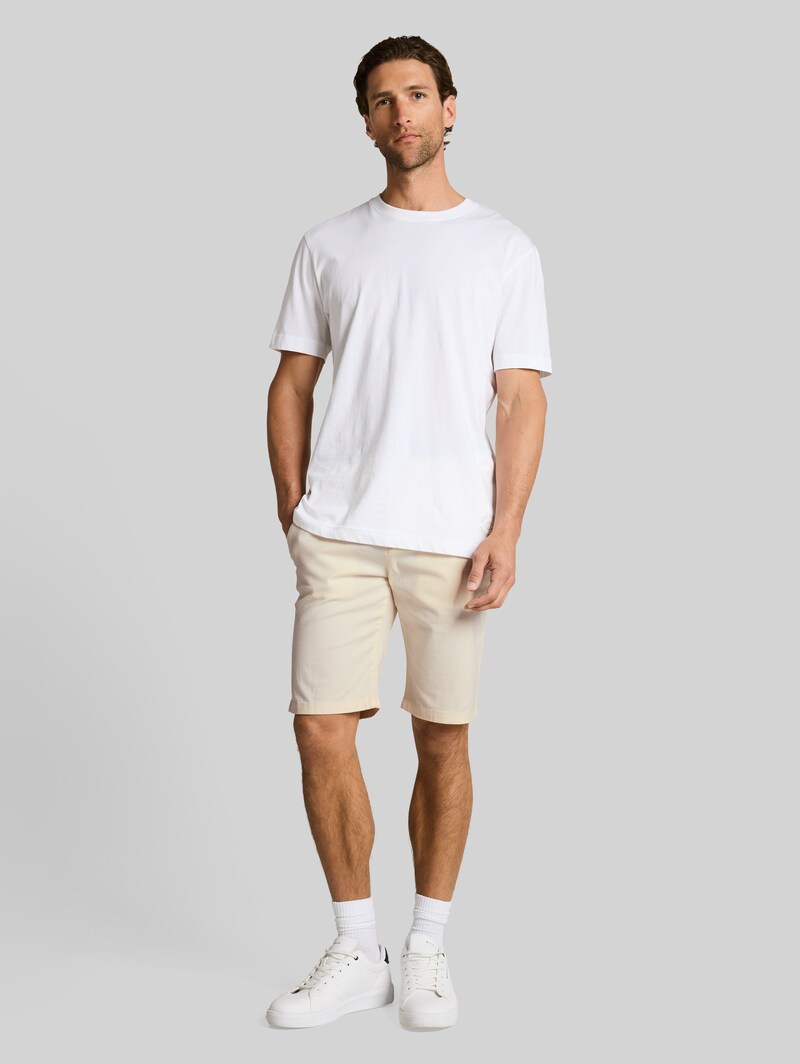 Tom Tailor TTSLIM Chino Shorts - Gardenia White