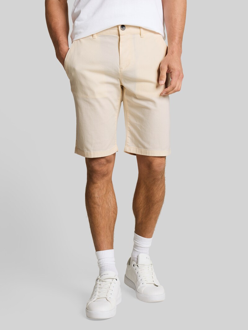 Tom Tailor TTSLIM Chino Shorts - Gardenia White