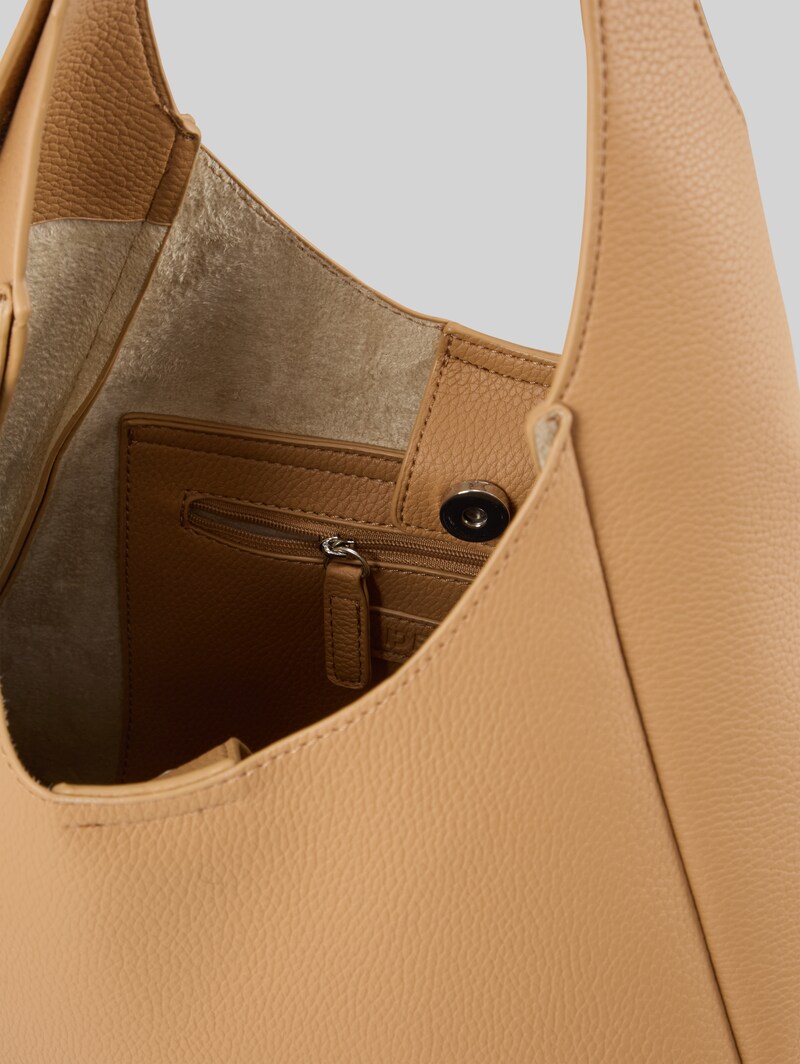 Tom Tailor TTJESSIE M Beuteltasche mit Magnetverschluss - Camel / Camel Nature
