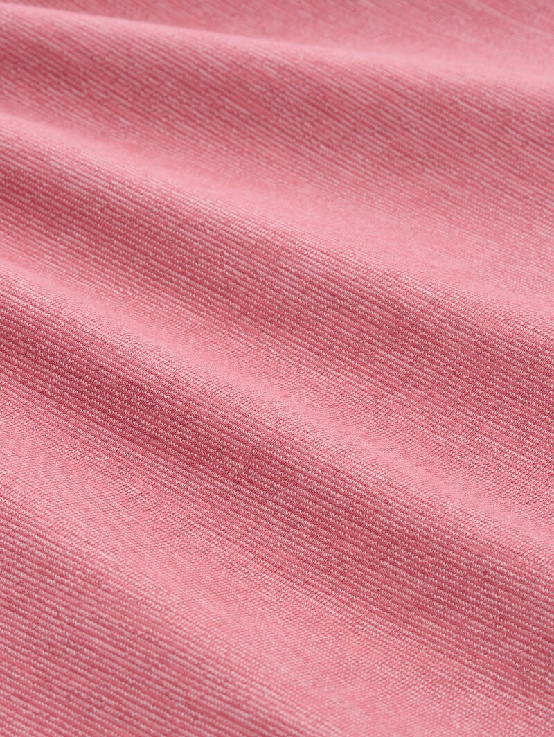 Tom Tailor T-Shirt in Melange-Optik - Baroque Rose Melange