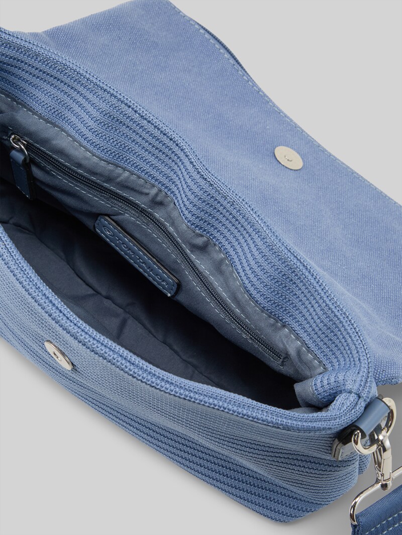 Tom Tailor TTVESNA M Umhängetasche mit Überschlag - Mid Blue
