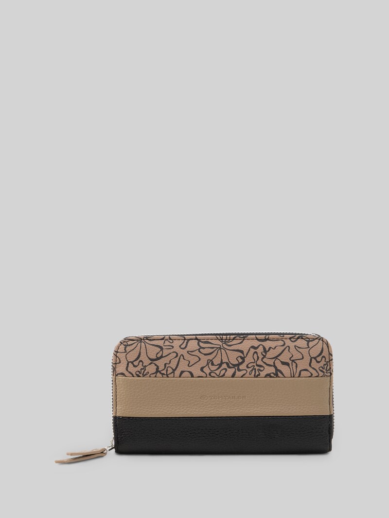 Tom Tailor TTELLEN Geldbörse mit Colour-Blocking - Flower Black