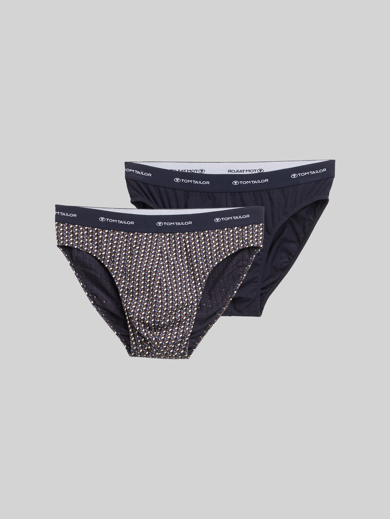 Tom Tailor Slips im 2er-Pack - Blue-medium-allover