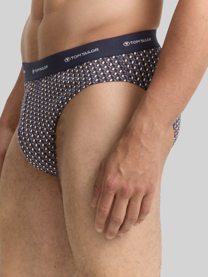 Tom Tailor Slips im 2er-Pack - Blue-medium-allover