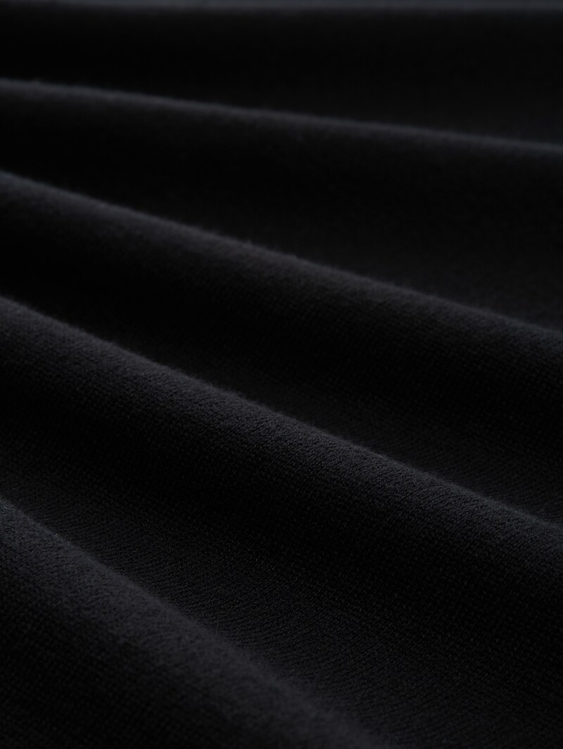 Tom Tailor Plus Size - Strickpullover mit Logo Stickerei - Black