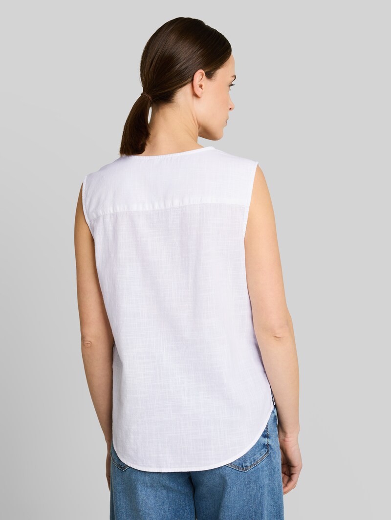 Tom Tailor Blusentop aus Baumwolle - White