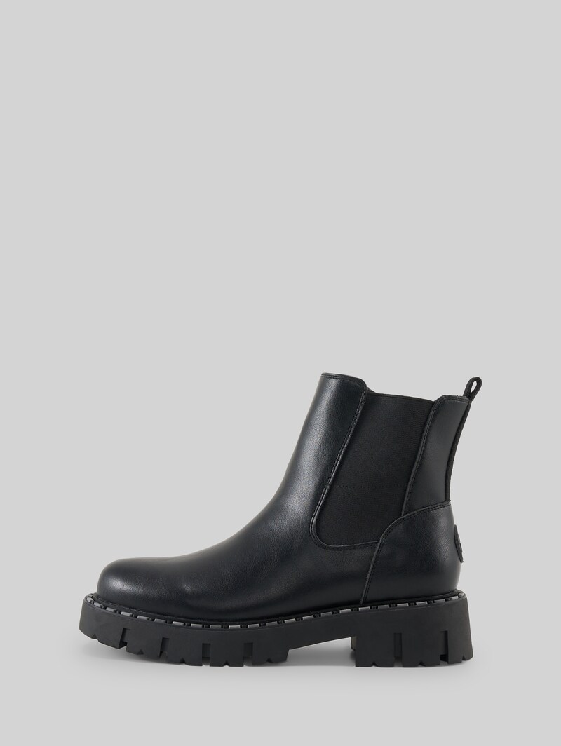 Tom Tailor Gefütterte Chelsea Boots - Black