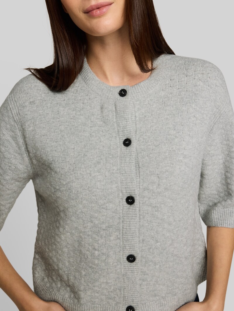 Tom Tailor Loose Fit Cosy Cardigan - Soft Grey Melange