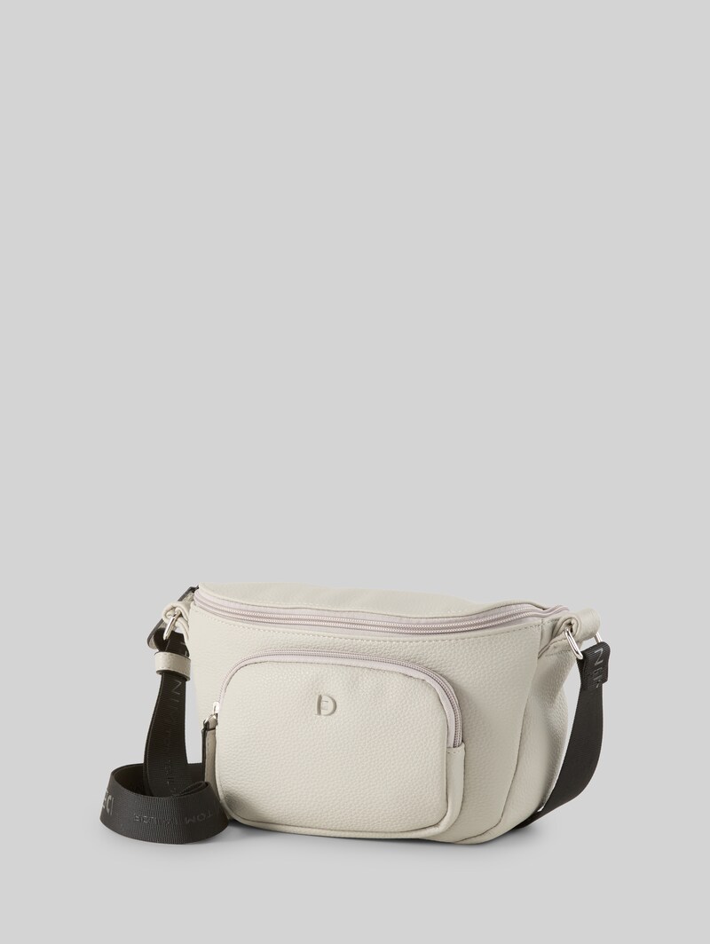 Tom Tailor TTFARA M Umhängetasche aus Lederimitat - Light Grey
