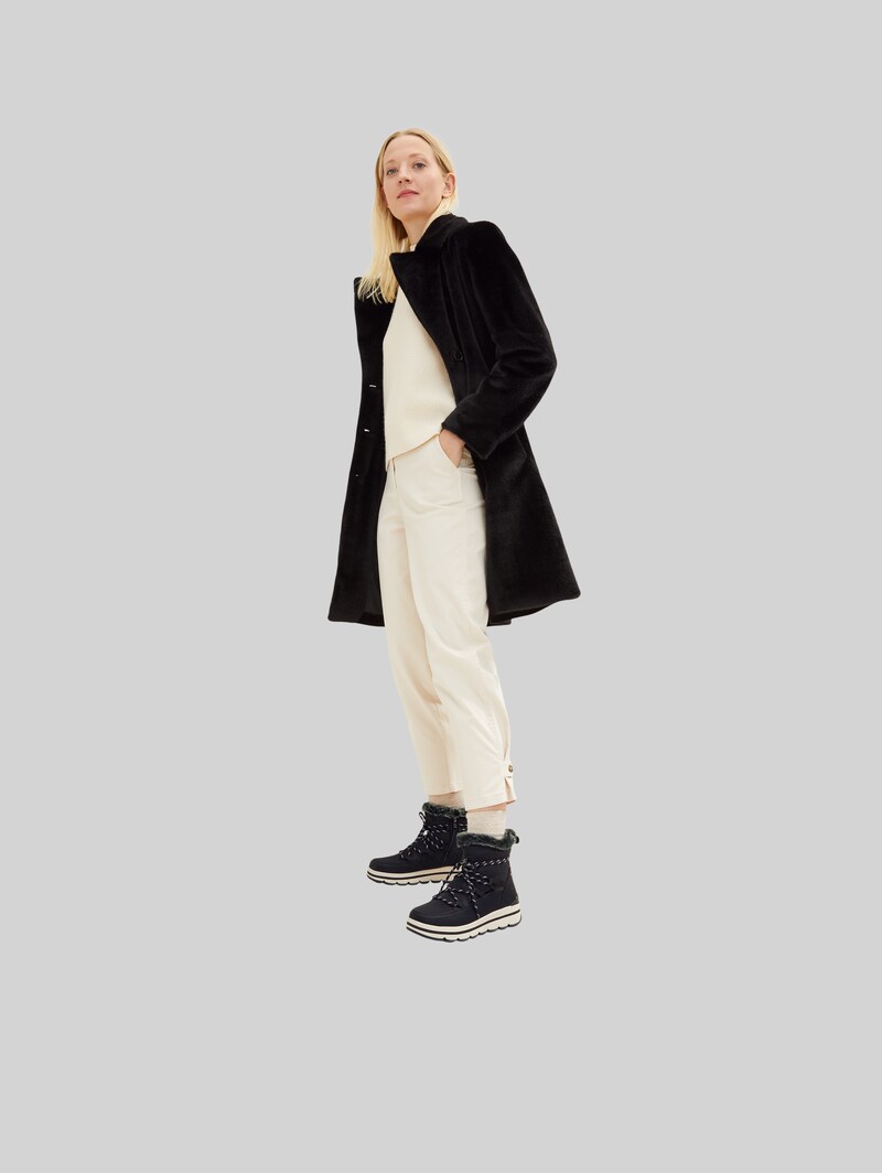 Tom Tailor Gefütterte Stiefel mit Plateau - Black