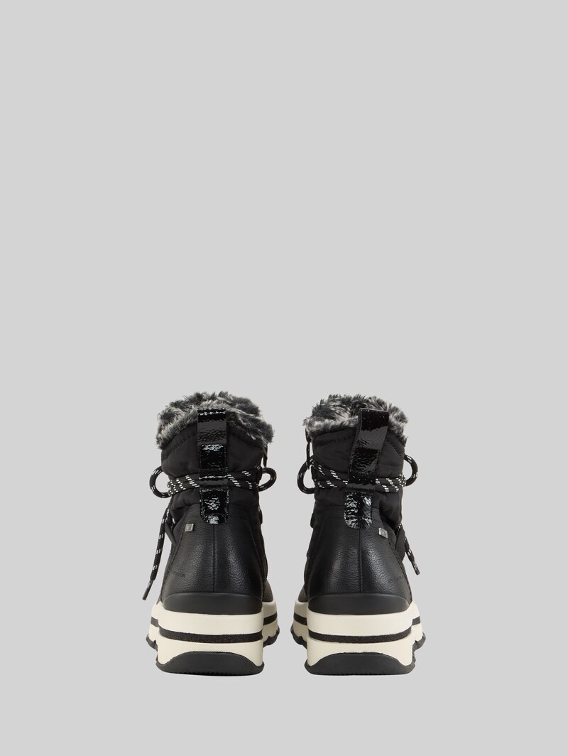 Tom Tailor Gefütterte Stiefel mit Plateau - Black