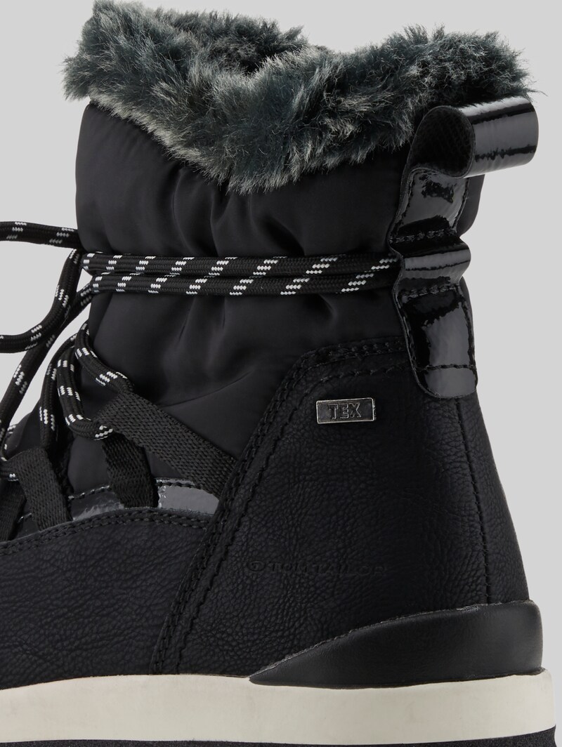 Tom Tailor Gefütterte Stiefel mit Plateau - Black