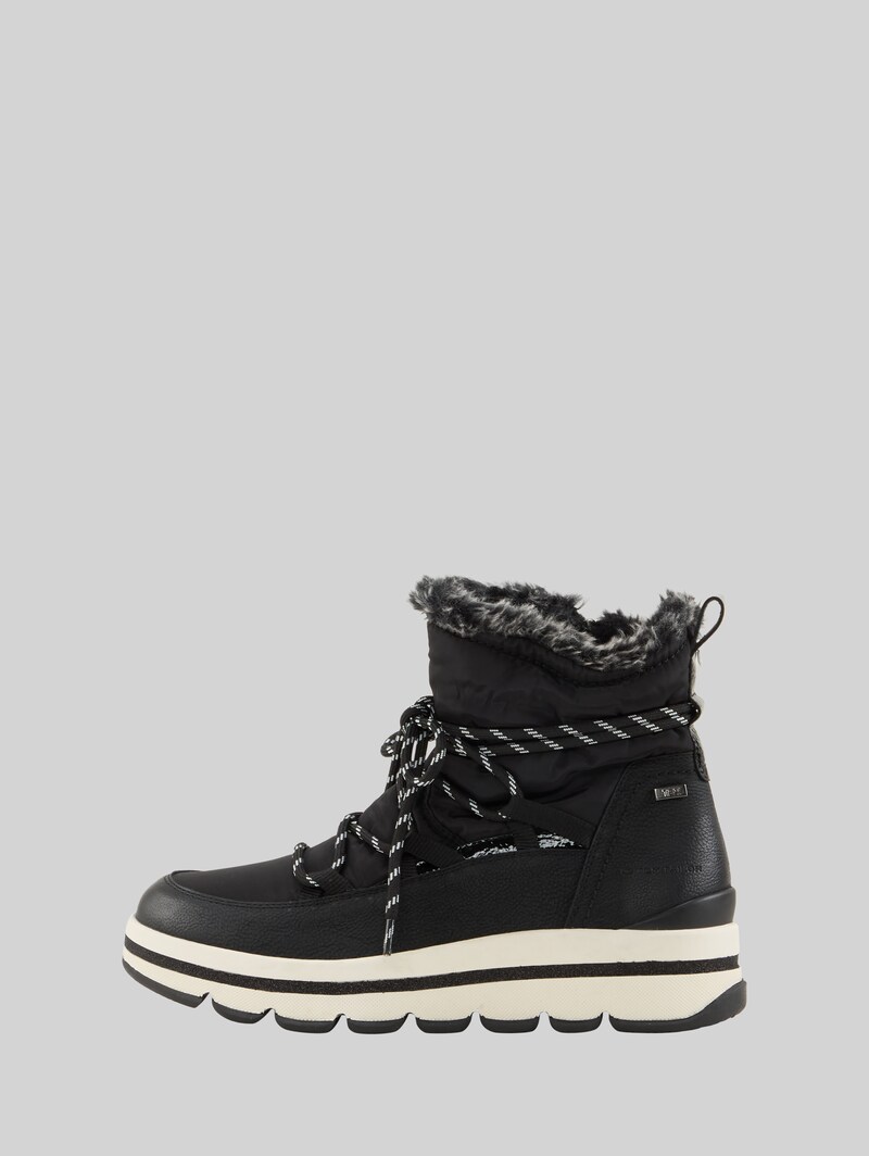 Tom Tailor Gefütterte Stiefel mit Plateau - Black