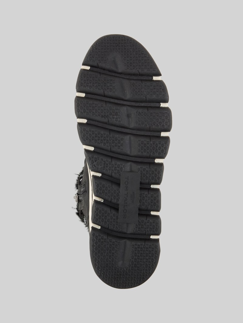 Tom Tailor Gefütterte Stiefel mit Plateau - Black