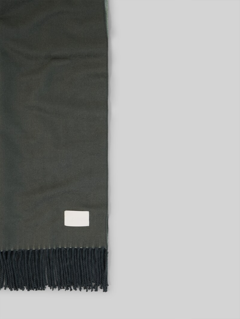 Tom Tailor Wendeschal mit Fransen - Darkest Olive