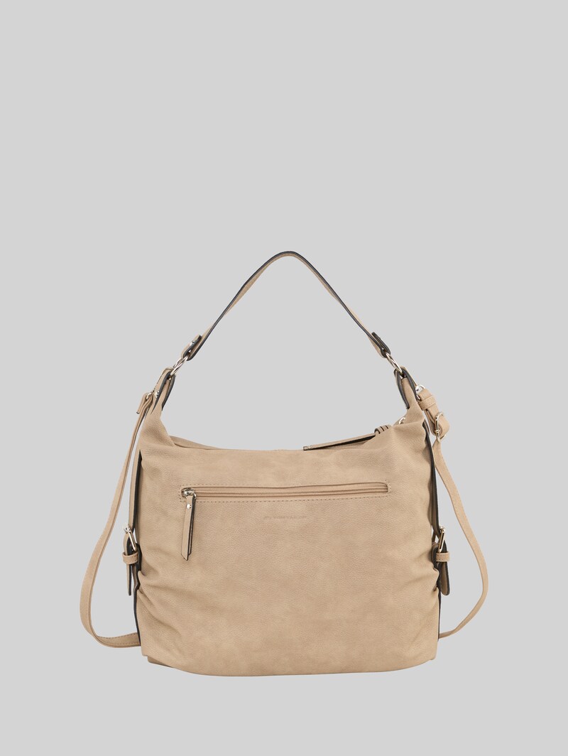 Tom Tailor TTCAIA Beuteltasche aus Lederimitat - Taupe / Taupe